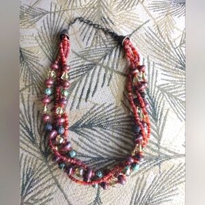 Multicolor Vintage Beaded Necklace